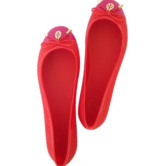 Tory Burch Shoes - Tory Burch Chelsea Jelly Cap Toe Ballet Flat